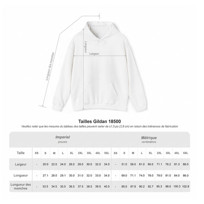 hoodie size chart