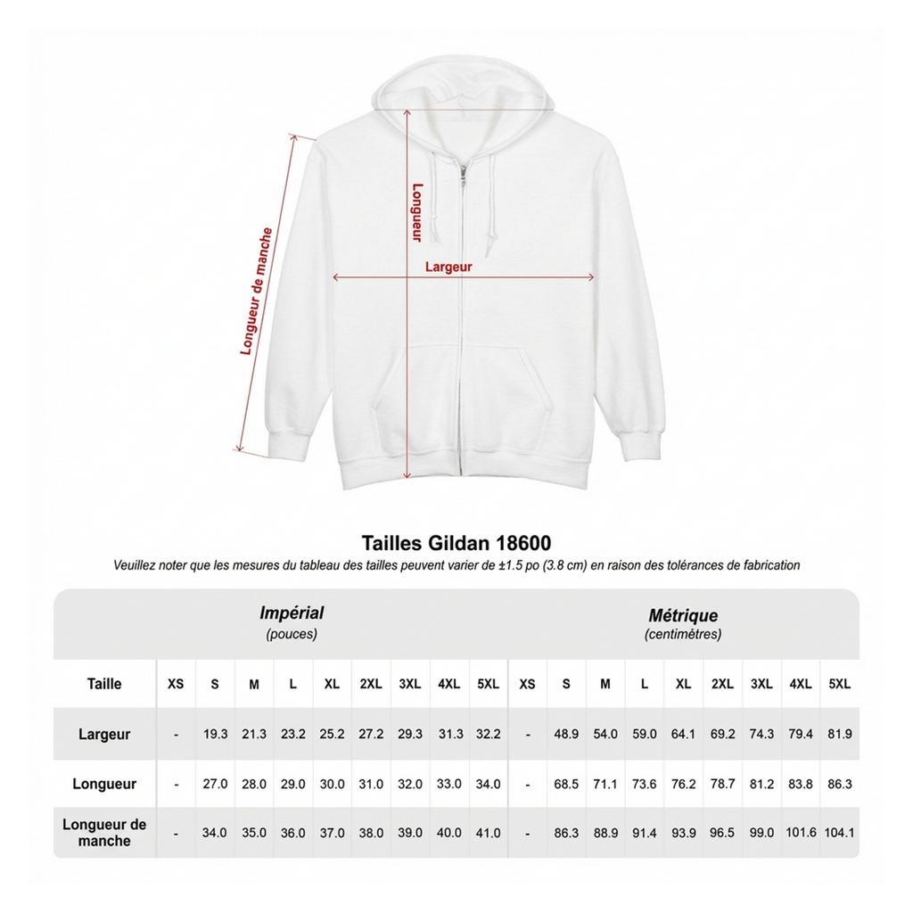 Zip-up hoodie