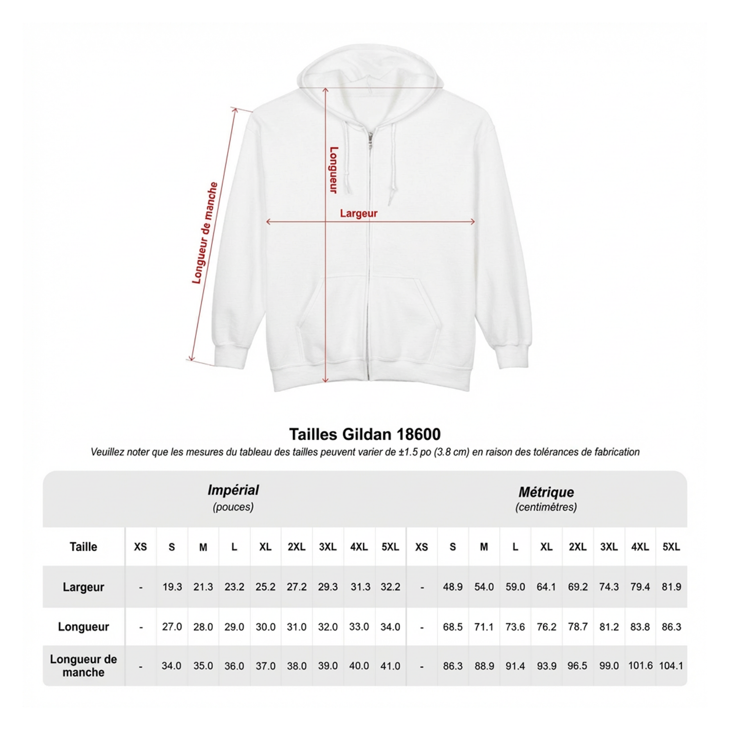Zip-up hoodie