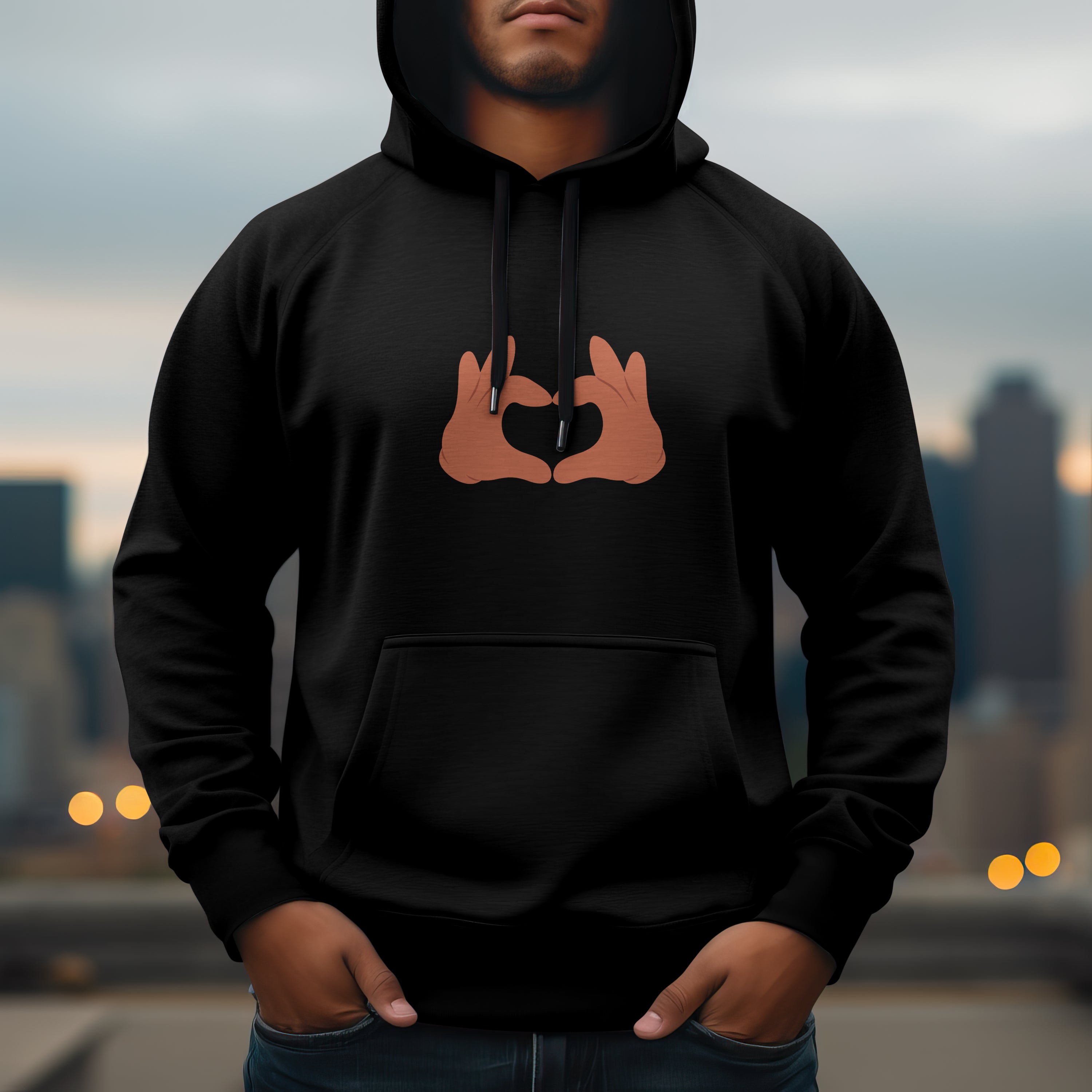 Hoodie Signe de l'amour