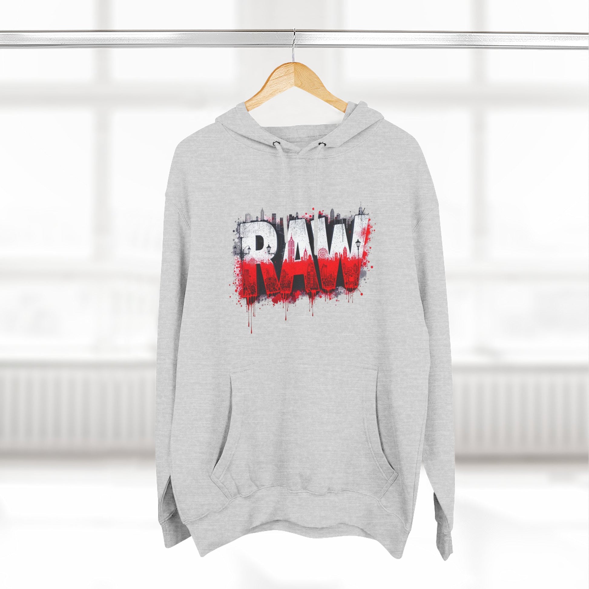 Hoodie urbain RAW look street