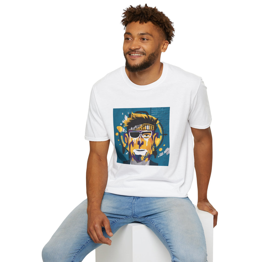 homme t-shirt artistique