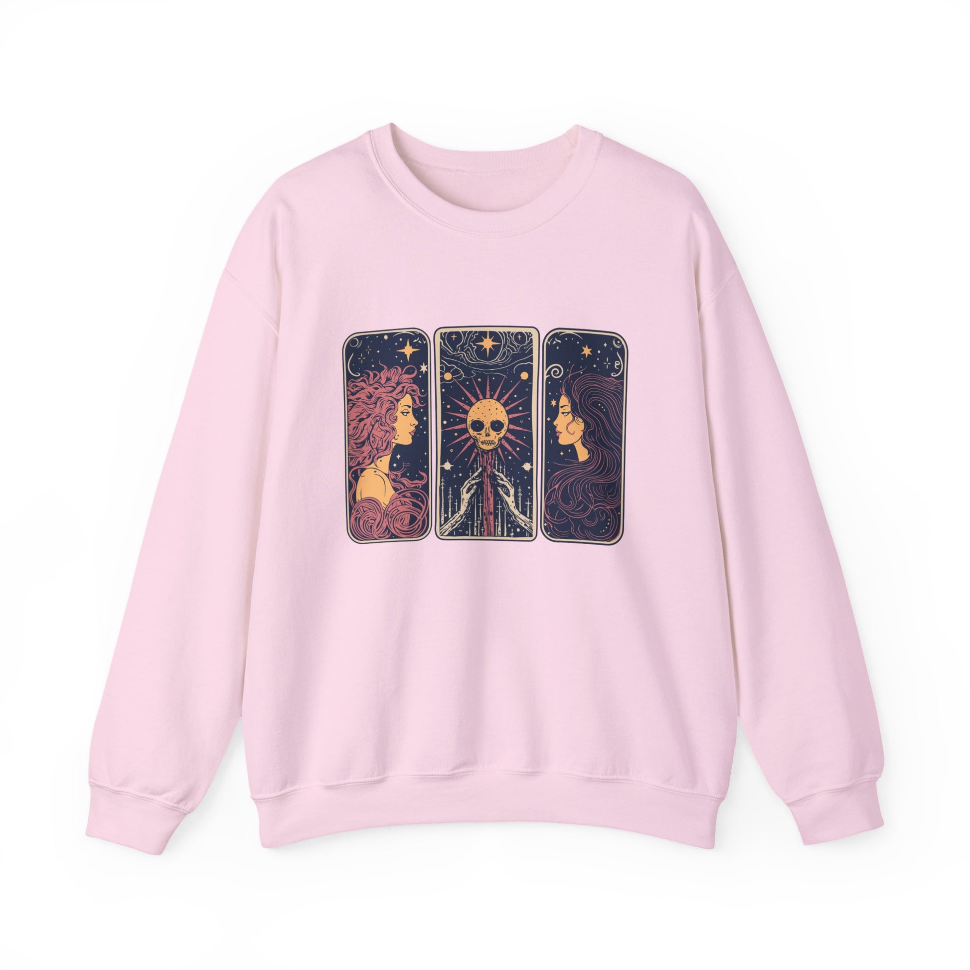 sweatshirt rose pour femme tarot design 