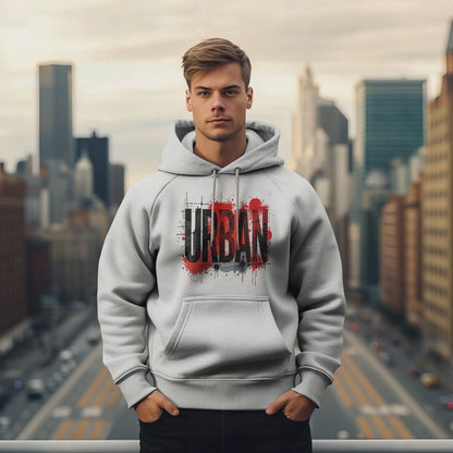 Sweat à capuche en polaire urbaine