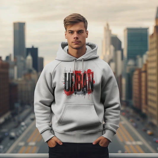 Sweat à capuche en polaire urbaine