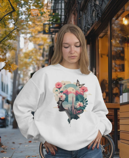Floral Mindscape Sweatshirt