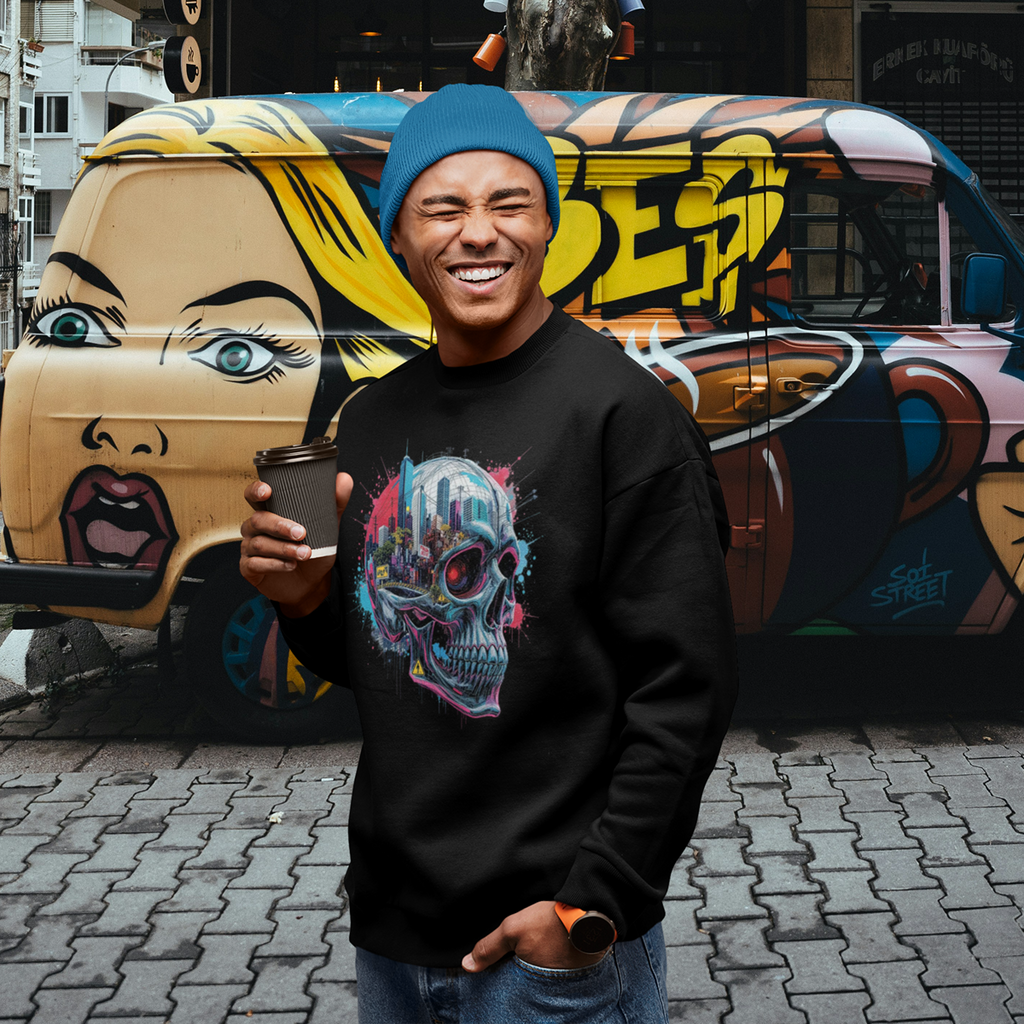 sweatshirt crâne urbain
