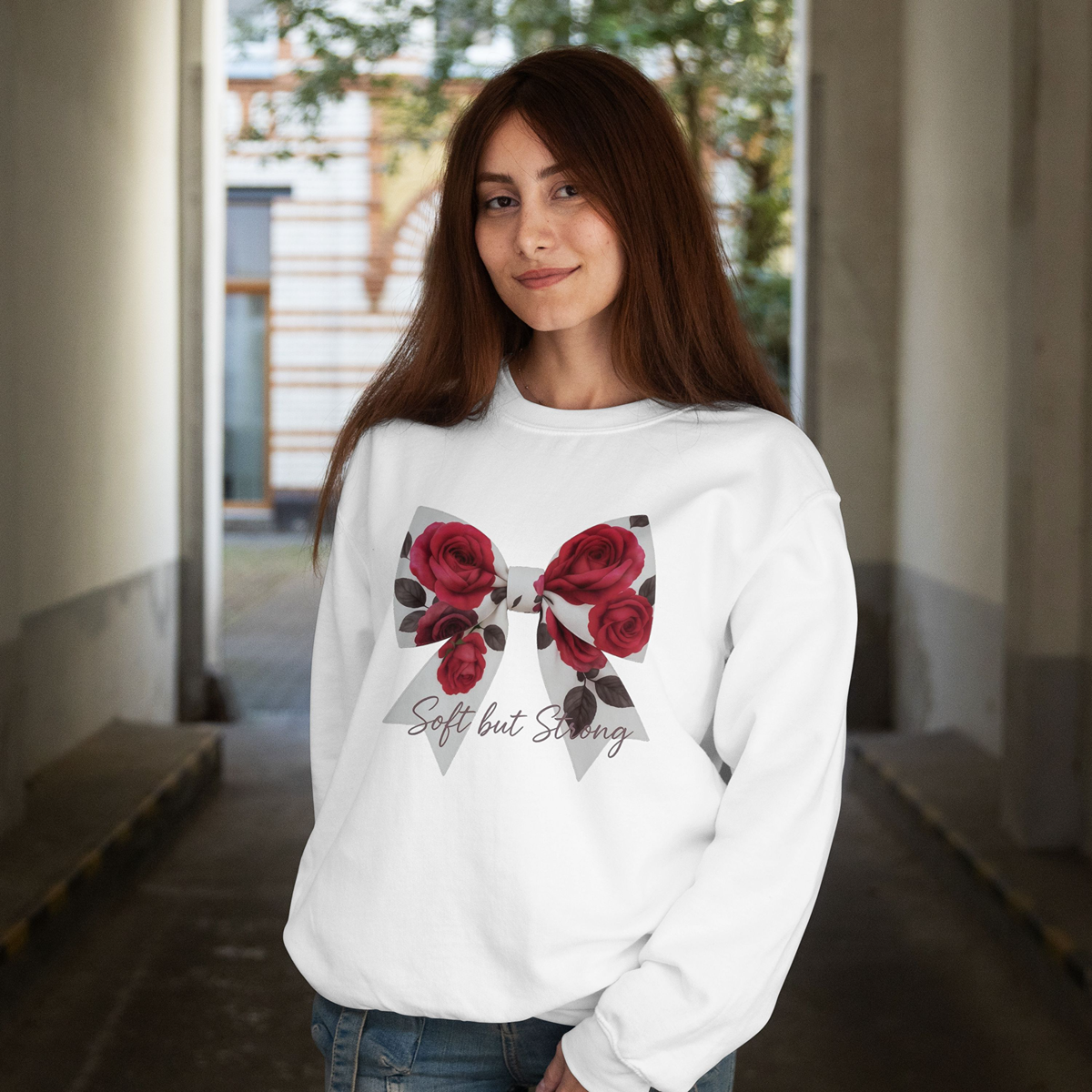 sweatshirt blanc femme