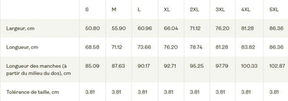 Sweat-shirt "N'abandonnez jamais"