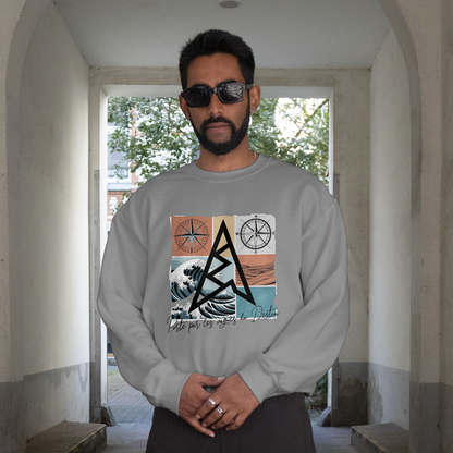 sweatshirt homme-men-gris-grey