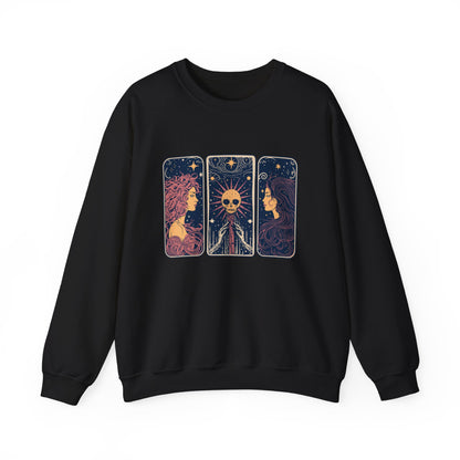 sweatshirt black tarot design