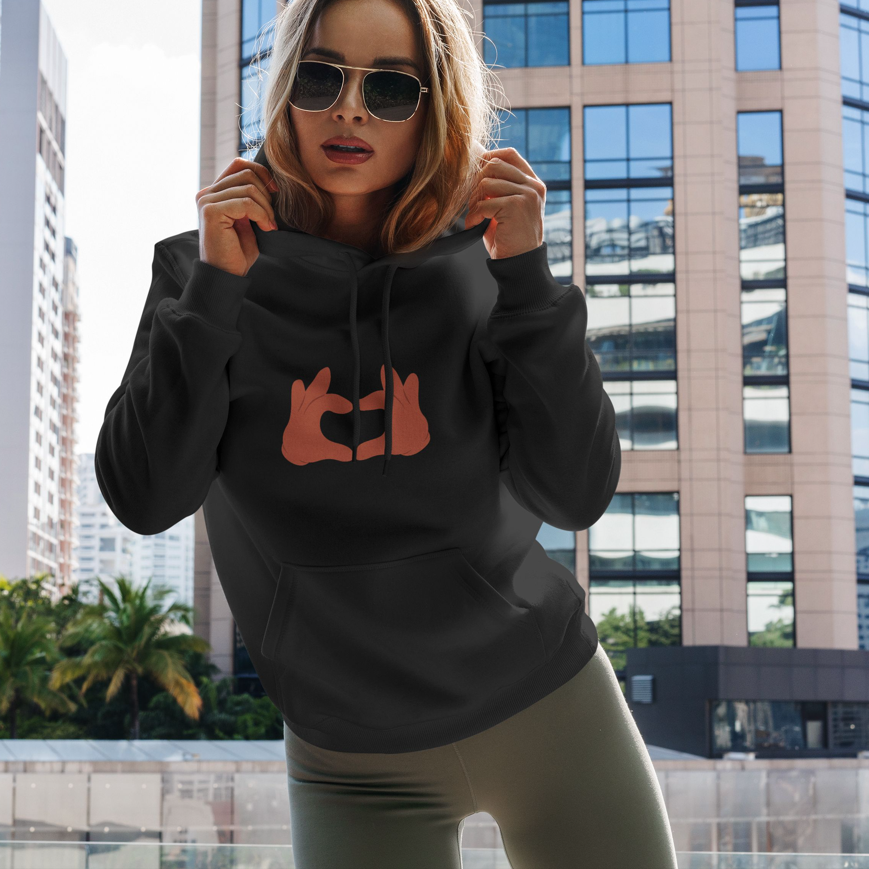 Hoodie Signe de l'amour
